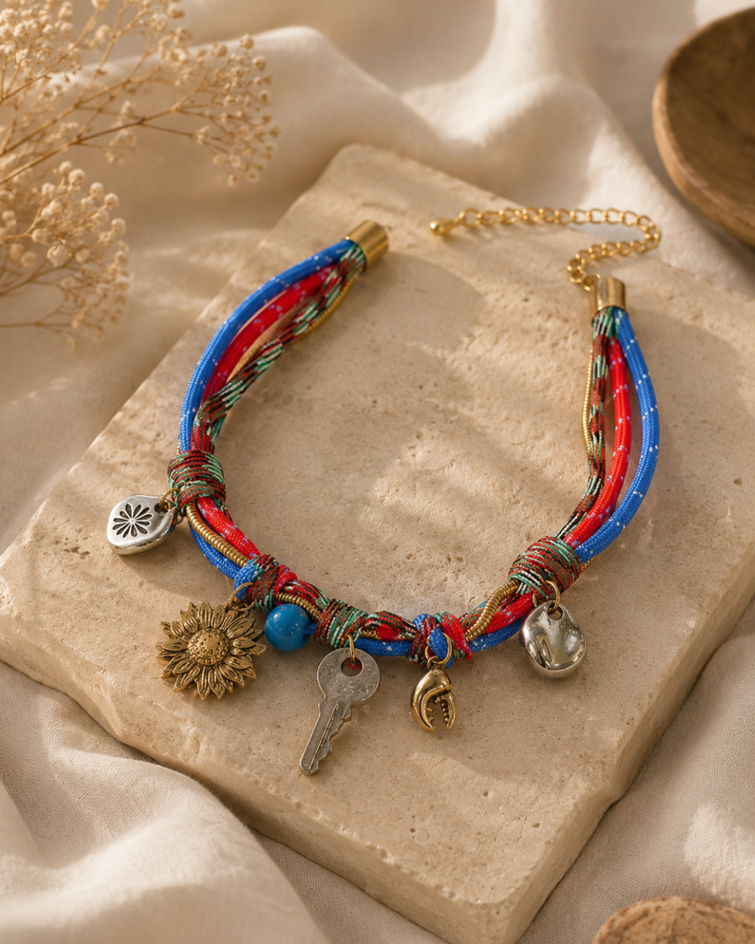 BOHO CHARM NECKLACE + JEANS CHARM